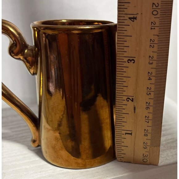 Vintage Gibsons Copper Lustre Creamer & Sugar Bowl Set - Picture 15 of 16